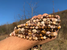 Charger l'image dans la galerie, Perles en jaspe zebré brun entre 4 et 12mm