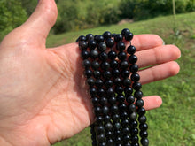 Charger l'image dans la galerie, Perles en obsidienne oeil céleste (arc-en-ciel) entre 4 et 20mm