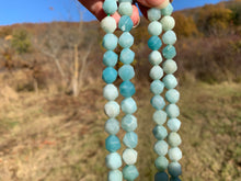 Charger l'image dans la galerie, Perles en amazonite forme diamant entre 6 et 10mm