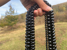 Charger l'image dans la galerie, Perles en tourmaline noire entre 4 et 12mm