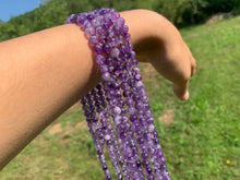 Charger l'image dans la galerie, Perles en améthyste chevrons entre 4 et 14mm ACU