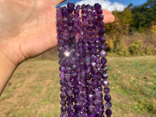 Charger l'image dans la galerie, Perles en améthyste, forme diamant entre 6 et 10mm