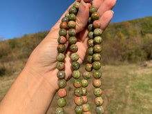Charger l'image dans la galerie, Perles en unakite entre 2 et 12mm