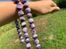 Charger l'image dans la galerie, Perles en améthyste chevrons entre 4 et 16m ACD