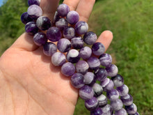 Charger l'image dans la galerie, Perles en améthyste chevrons entre 4 et 16m ACD