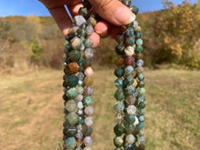 Charger l'image dans la galerie, Perles en agate indienne, forme diamant entre 6 et 10mm