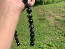 Charger l'image dans la galerie, Perles en obsidienne oeil céleste (arc-en-ciel) entre 6 et 20mm