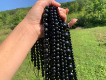 Charger l'image dans la galerie, Perles en obsidienne oeil céleste (arc-en-ciel) entre 4 et 20mm