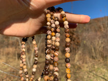 Charger l'image dans la galerie, Perles en jaspe zebré brun entre 4 et 12mm