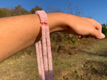 Charger l'image dans la galerie, Perles en quartz rose, disque plat