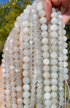Charger l'image dans la galerie, Perles en pierre de lune blanche entre 4 et 12mm PLBD