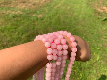 Charger l'image dans la galerie, Perles en quartz rose non transparentes entre 4 et 12mm QRD