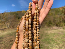 Charger l'image dans la galerie, Perles en jaspe paysage forme diamant entre 6 et 10mm