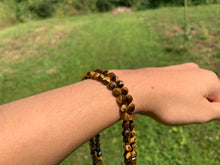 Charger l'image dans la galerie, Perles en oeil de tigre, forme diamant entre 6 et 12mm