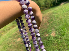 Charger l'image dans la galerie, Perles en améthyste chevrons entre 4 et 16m ACD