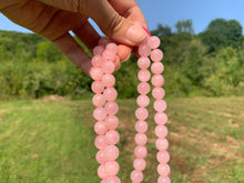 Charger l'image dans la galerie, Perles en quartz rose non transparentes entre 4 et 12mm QRD