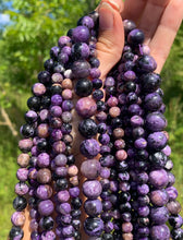 Charger l'image dans la galerie, Perles en charoïte entre 6 et 12mm CD