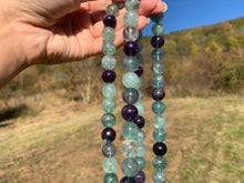 Charger l'image dans la galerie, Perles en fluorite entre 4 et 12mm