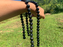 Charger l'image dans la galerie, Perles en obsidienne oeil céleste (arc-en-ciel) entre 6 et 20mm