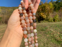 Charger l'image dans la galerie, Perles en pierre de lune multicolore entre 6 et 10mm PLMD