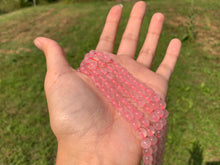 Charger l'image dans la galerie, Perles en quartz rose transparentes entre 4 et 12mm QRU