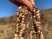 Charger l'image dans la galerie, Perles en jaspe zebré brun entre 4 et 12mm