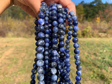 Charger l'image dans la galerie, Perles en sodalite entre 4 et 14mm SD