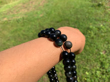 Charger l'image dans la galerie, Perles en obsidienne oeil céleste (arc-en-ciel) entre 4 et 20mm
