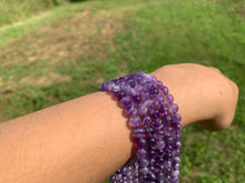 Charger l'image dans la galerie, Perles en améthyste chevrons entre 4 et 14mm ACU