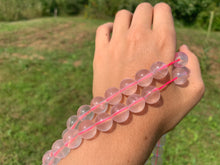 Charger l'image dans la galerie, Perles en quartz rose transparentes entre 4 et 12mm QRU