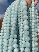 Charger l'image dans la galerie, Perles en aigue-marine entre 4 et 12mm AMU
