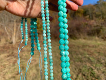 Charger l'image dans la galerie, Perles en amazonite facettées entre 4 et 8mm