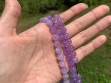 Charger l'image dans la galerie, Perles en améthyste lavande entre 2 et 14mm ALD
