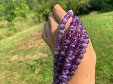 Charger l'image dans la galerie, Perles en améthyste chevrons entre 4 et 14mm ACU