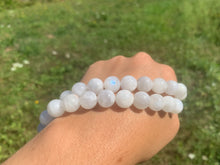 Charger l'image dans la galerie, Perles en labradorite blanche entre 4 et 10mm LBT