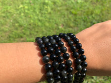 Charger l'image dans la galerie, Perles en obsidienne oeil céleste (arc-en-ciel) entre 4 et 20mm
