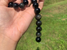 Charger l'image dans la galerie, Perles en obsidienne oeil céleste (arc-en-ciel) entre 6 et 20mm