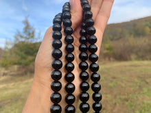 Charger l'image dans la galerie, Perles en tourmaline noire entre 4 et 12mm