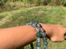 Charger l'image dans la galerie, Perles en agate mousse entre 4 et 12mm