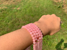 Charger l'image dans la galerie, Perles en quartz rose non transparentes entre 4 et 12mm QRD