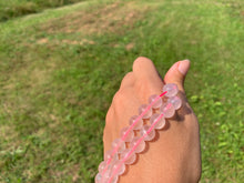 Charger l'image dans la galerie, Perles en quartz rose transparentes entre 4 et 12mm QRU