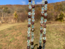 Charger l'image dans la galerie, Perles en quartz lodolite forme diamant entre 6 et 8mm