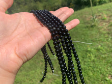 Charger l'image dans la galerie, Perles en obsidienne oeil céleste (arc-en-ciel) entre 6 et 20mm