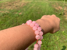 Charger l'image dans la galerie, Perles en quartz rose non transparentes entre 4 et 12mm QRD