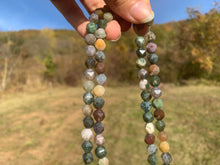 Charger l'image dans la galerie, Perles en agate indienne, forme diamant entre 6 et 10mm