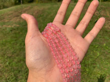 Charger l'image dans la galerie, Perles en quartz rose transparentes entre 4 et 12mm QRU