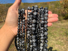 Charger l'image dans la galerie, Perles en obsidienne flocons entre 2 et 12mm