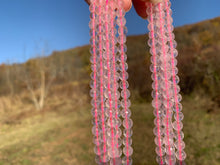 Charger l'image dans la galerie, Perles en quartz rose facettées transparentes entre 4 et 12mm