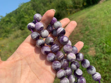 Charger l'image dans la galerie, Perles en améthyste chevrons entre 4 et 16m ACD