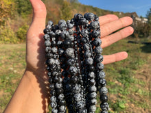 Charger l'image dans la galerie, Perles en obsidienne flocons entre 2 et 12mm